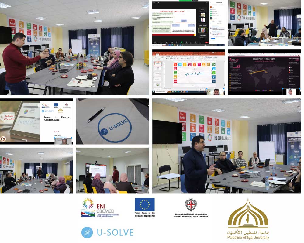 U-SOLVE in Palestine concludes 17 training session of its capacity building program